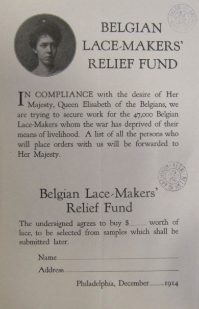 Lace-maker Relief-Fund